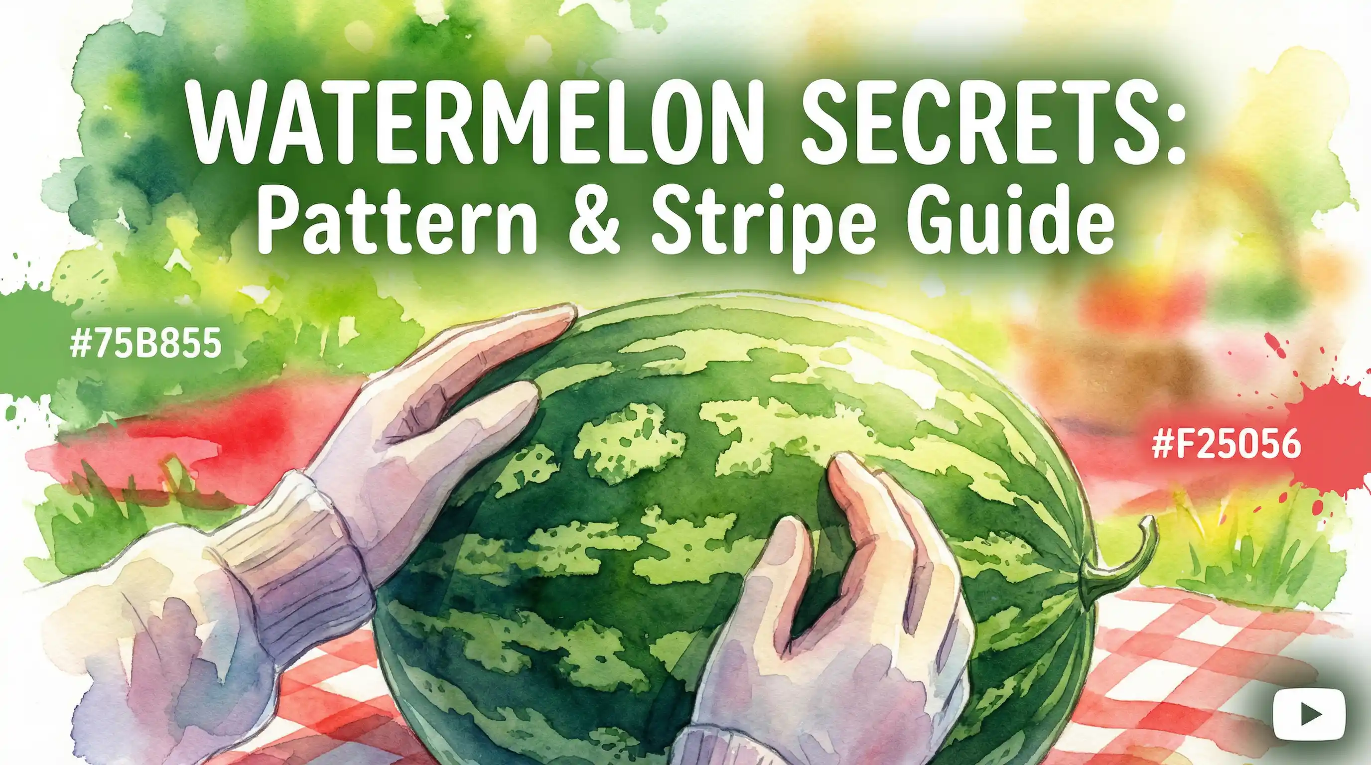 观察西瓜花纹的正确方法 - 吃瓜黑料